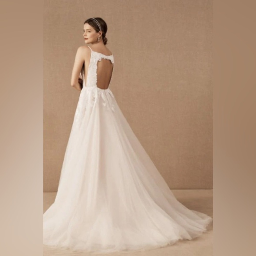 BHLDN Hayley Paige Topanga Wedding Gown Size 14 NEW - Picture 4 of 5